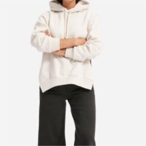 Everlane The Oversized Side Vent Hoodie in Oatmeal